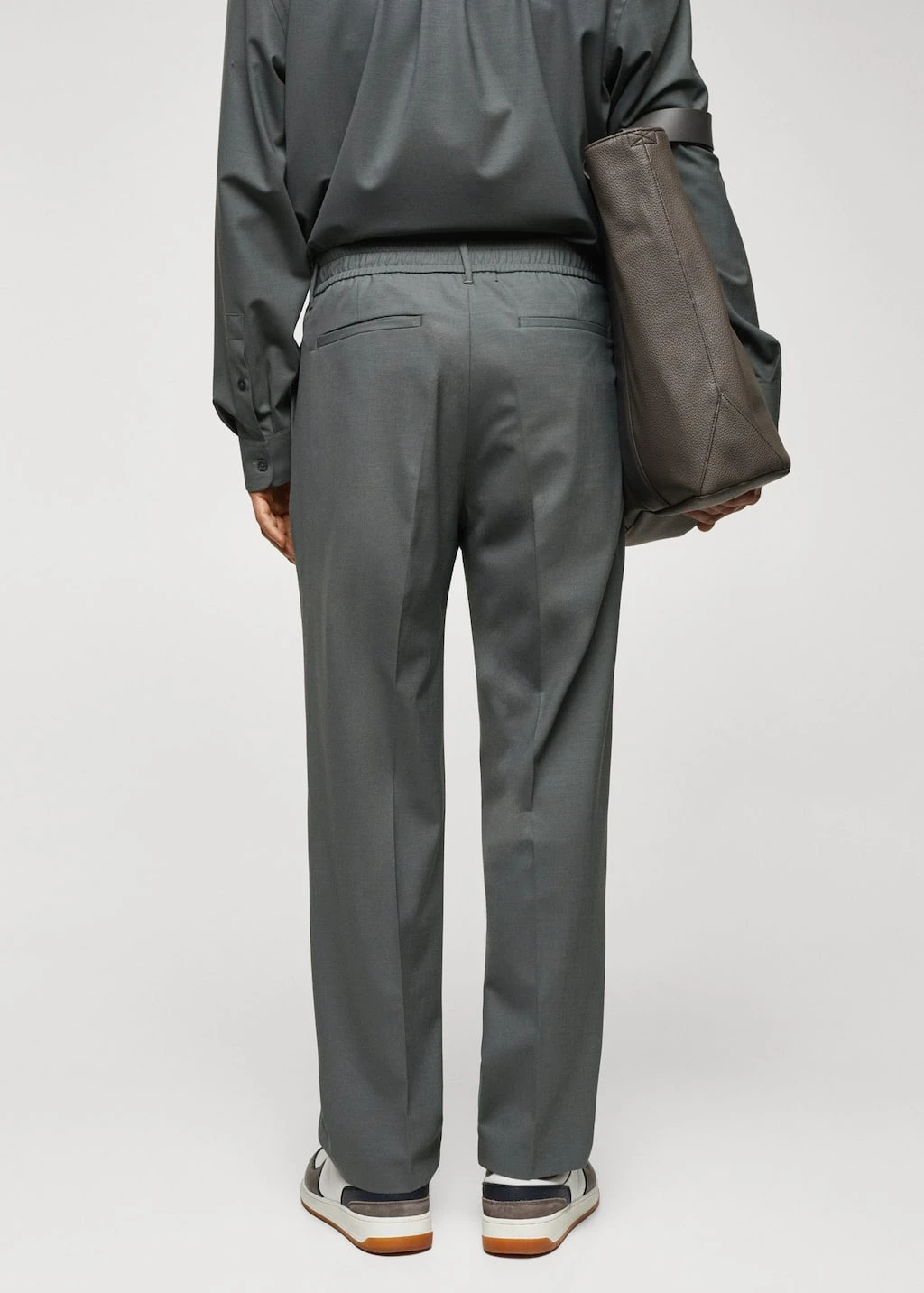 Pantalon Laine Pinces Relaxed-fit 5 Pantalon Laine Pinces Relaxed-fit – Image 3