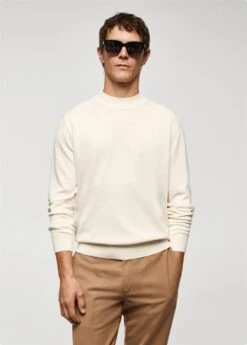 Pull-over Col Montant Tissu Recyclé -Tenues Basiques 57015960 02