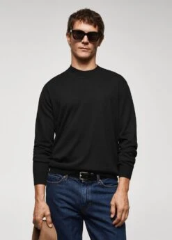 Pull-over Col Montant Tissu Recyclé -Tenues Basiques 57015960 99