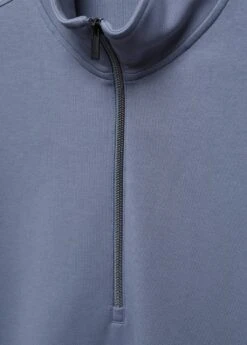 Sweat-shirt Respirant Col Zippé -Tenues Basiques 57015964 51 D8