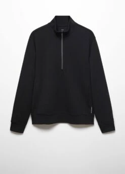 Sweat-shirt Respirant Col Zippé -Tenues Basiques 57015964 99 B