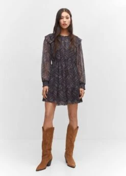 Robe Gaze Imprimée 12 Robe Gaze Imprimée -Tenues Basiques 57015983 97 99999999 01