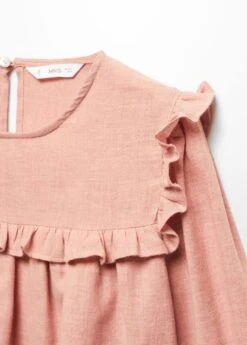 Blouse Coton Détail Volants -Tenues Basiques 57016011 81 D8