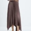 Jupe Plissée Irrégulière -Tenues Basiques 57016018 35