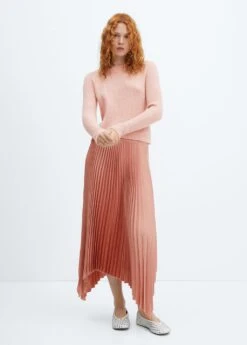 Jupe Plissée Irrégulière -Tenues Basiques 57016018 81 99999999 01