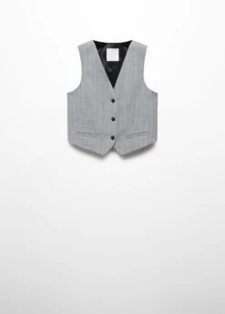 Gilet De Costume à Fines Rayures -Tenues Basiques 57016027 91 B