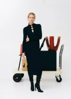 Robe Côtelée à Boutons 15 Robe Côtelée à Boutons -Tenues Basiques 57017756 99 D6