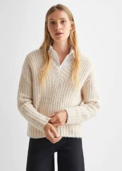 Pull-over Maille Col En V