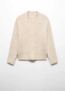 Pull-over Maille Col En V -Tenues Basiques 57017904 07 B