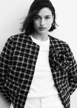 Veste Tweed Maxifleur 18 Veste Tweed Maxifleur -Tenues Basiques 57018279 99 D4