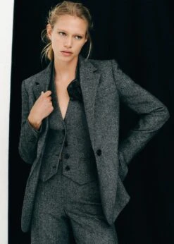 Veste De Costume En Laine -Tenues Basiques 57018280 99 D6