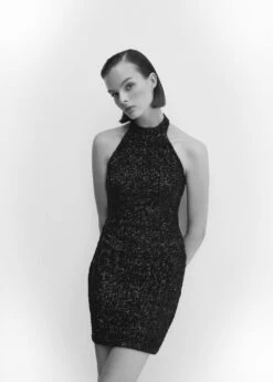 Robe Sequins à Emmanchures Américaines 29 Robe Sequins à Emmanchures Américaines -Tenues Basiques 57019112 99 D2