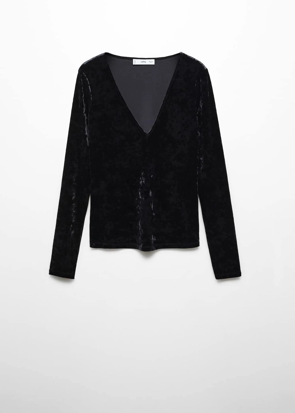 T-shirt Velours Col V 8 T-shirt Velours Col V – Image 6