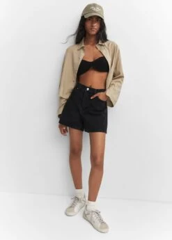 Tenues Basiques 7 Tennis Cuir Effet Usé