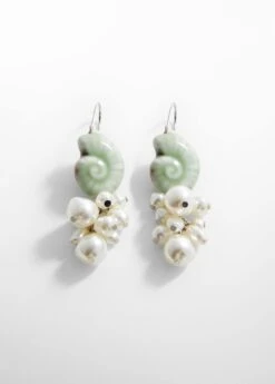 Boucles D'oreilles Coquillage Combinées