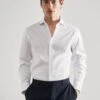 Chemise Costume Slim-fit Coton Structurée -Tenues Basiques 57020654 01