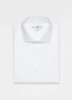 Chemise Costume Slim-fit Coton Structurée -Tenues Basiques 57020654 01 D8