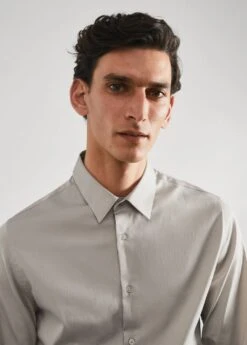 Chemise Costume Super Slim-fit Popeline -Tenues Basiques 57020655 08 D1