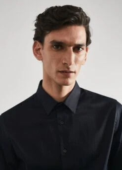 Chemise Costume Super Slim-fit Popeline -Tenues Basiques 57020655 99 D1