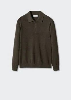 Polo Maille Coton Fermeture Éclair 22 Polo Maille Coton Fermeture Éclair -Tenues Basiques 57024400 37 B