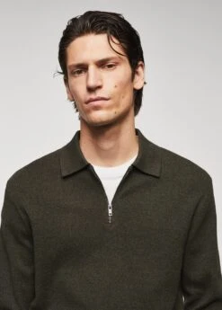 Polo Maille Coton Fermeture Éclair 19 Polo Maille Coton Fermeture Éclair -Tenues Basiques 57024400 37 D1