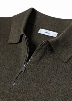 Polo Maille Coton Fermeture Éclair 21 Polo Maille Coton Fermeture Éclair -Tenues Basiques 57024400 37 D8