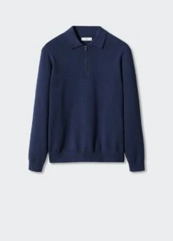 Polo Maille Coton Fermeture Éclair 29 Polo Maille Coton Fermeture Éclair -Tenues Basiques 57024400 69 B