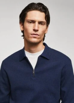 Polo Maille Coton Fermeture Éclair 26 Polo Maille Coton Fermeture Éclair -Tenues Basiques 57024400 69 D1