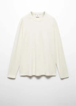 T-shirt 100 % Coton Manches Longues -Tenues Basiques 57024407 02 B