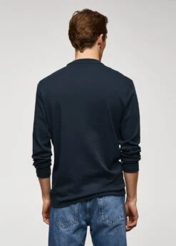 T-shirt 100 % Coton Manches Longues -Tenues Basiques 57024407 56 R