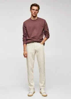 T-shirt 100 % Coton Manches Longues -Tenues Basiques 57024407 66 99999999 01