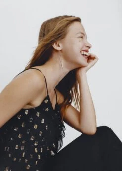 Top Volants Lurex 13 Top Volants Lurex -Tenues Basiques 57024425 99 D5