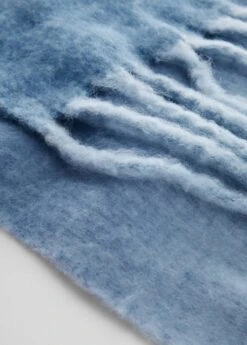 Écharpe En Maille à Franges