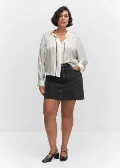 Chemise à Rayures Satinée -Tenues Basiques 57025791 02 D3