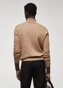 Pull-over Côtelé Col Roulé -Tenues Basiques 57025958 08 R