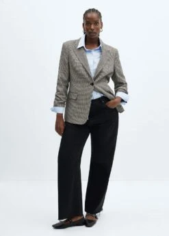 Veste Pied-de-poule Revers 20 Veste Pied-de-poule Revers -Tenues Basiques 57025981 99 D5