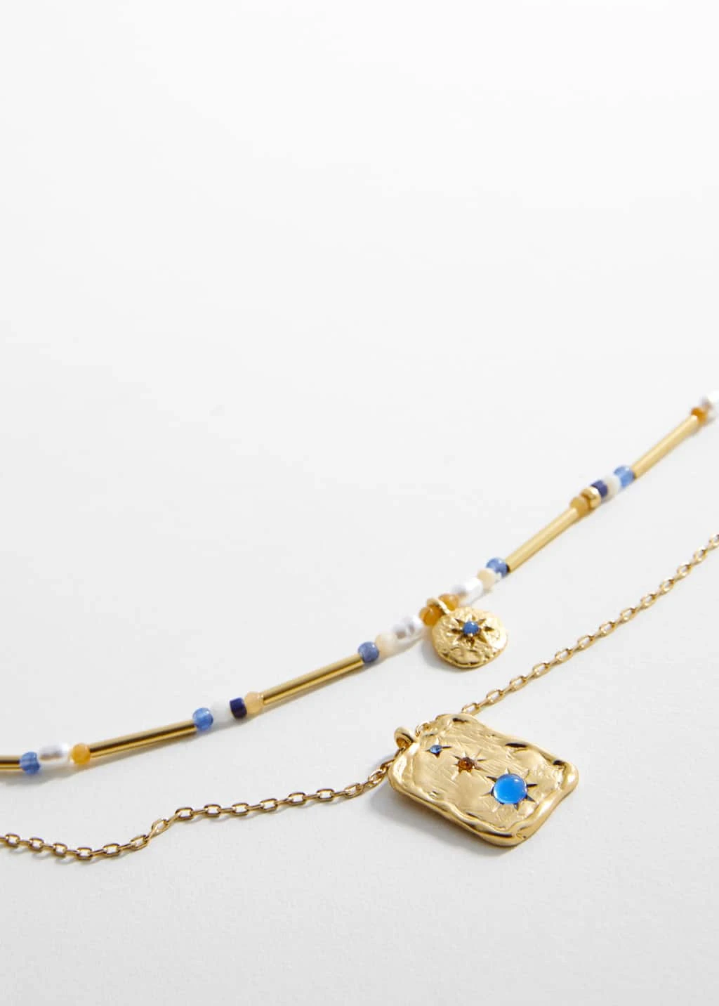 Collier à Double Pendentif 4 Collier à Double Pendentif – Image 2