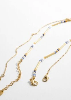 Collier à Double Pendentif 7 Collier à Double Pendentif -Tenues Basiques 57026007 OR D1