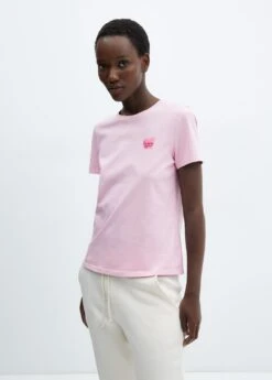 T-shirt Solidaire Message Brodé