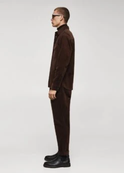 Pantalon Regular Fit Coton Velours Côtelé 14 Pantalon Regular Fit Coton Velours Côtelé -Tenues Basiques 57028267 30 D2