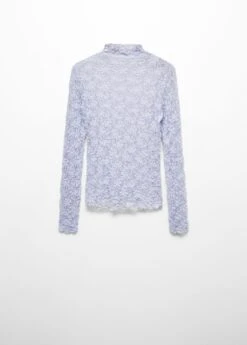 T-shirt Dentelle Col Montant 17 T-shirt Dentelle Col Montant -Tenues Basiques 57028280 52 B