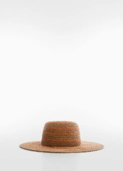 Chapeau Fibre Naturelle Bicolore -Tenues Basiques 57030002 20 B