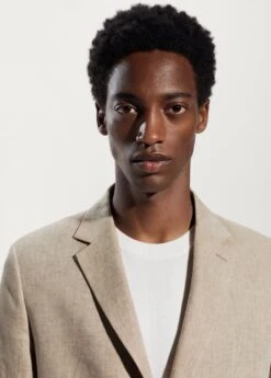 Veste Slim Fit 100 % Lin -Tenues Basiques 57030551 08 D1