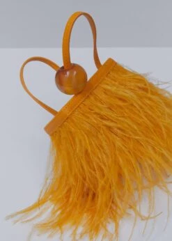 Sac Cuir Orné De Plumes -Tenues Basiques 57031172 15 D1