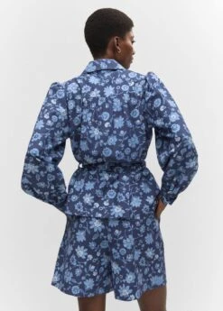 Surchemise Fleurie Ceinture -Tenues Basiques 57031501 52 R