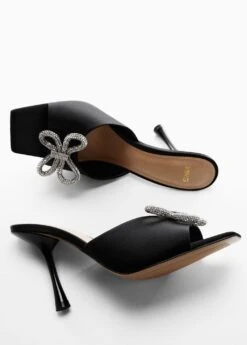 Sandales Talon Détail Strass -Tenues Basiques 57032003 99 D5