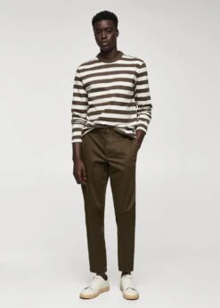 Pantalon Slim-fit Coton élastique -Tenues Basiques 57034388 37 99999999 01