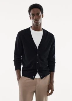 Cardigan 100 % Laine Mérinos -Tenues Basiques 57034762 99