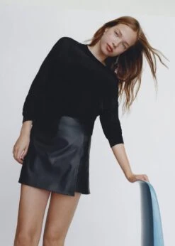 Jupe Short Similicuir -Tenues Basiques 57035797 99 D5