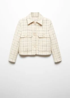 Veste Tweed à Carreaux -Tenues Basiques 57036026 05 B